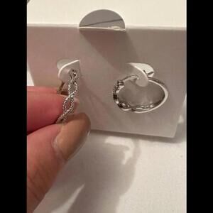 Shine Bright with These Chic Silver Hoop Earrings - Elevate Your Style!